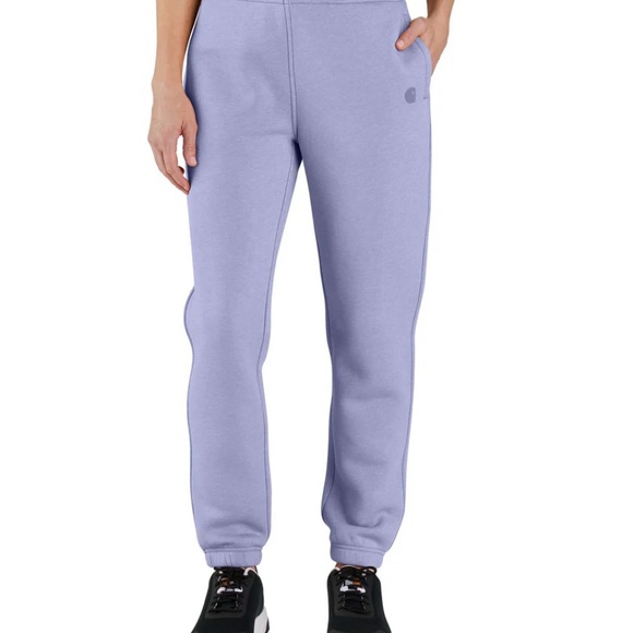 Carhartt Pants - Carhartt Soft Lavender Heather Relaxed Fit Fleece Jogger Small